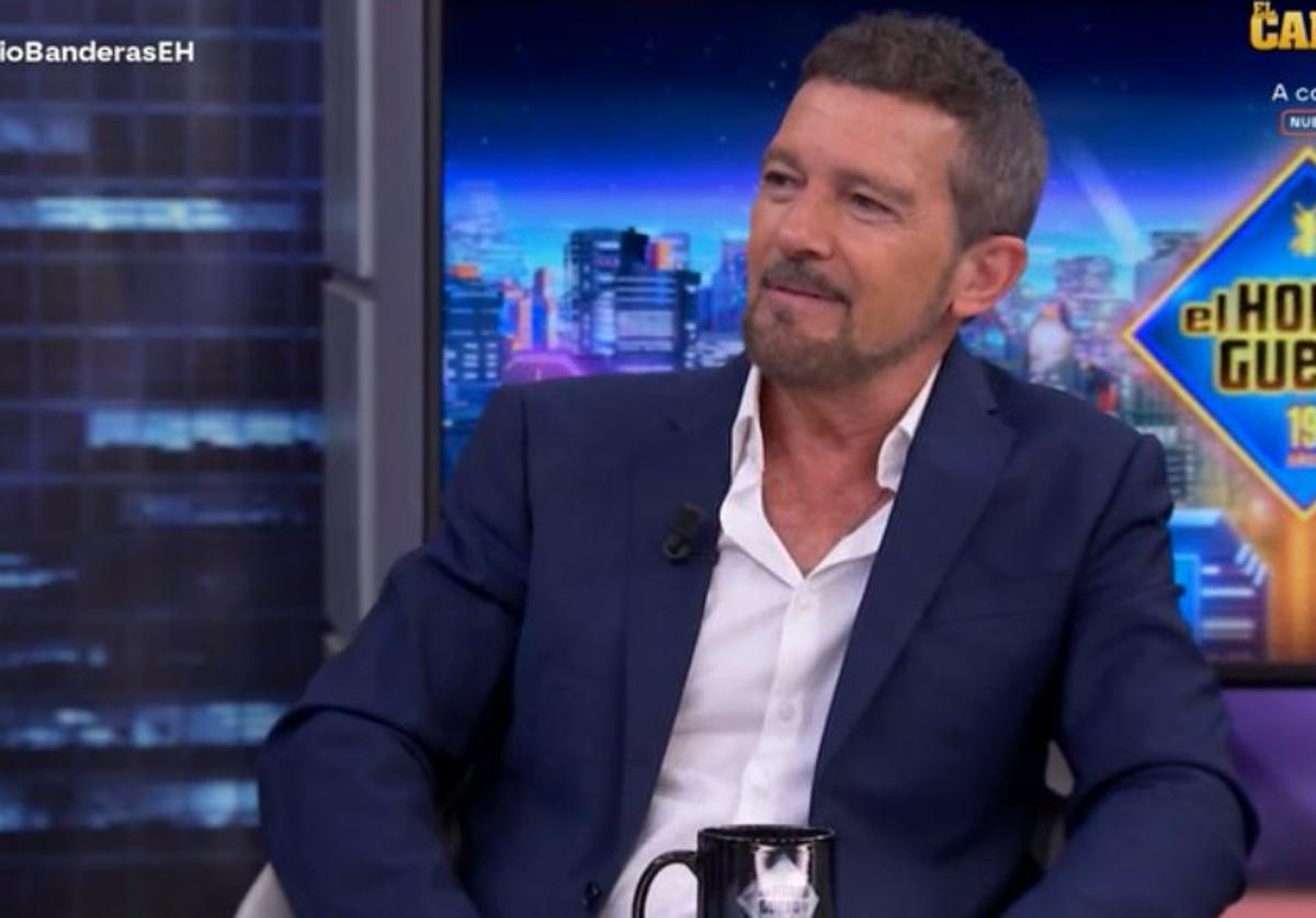 Antonio Banderas, en 'El Hormiguero'.