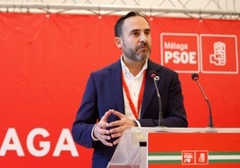Dani Pérez, en un acto del partido en una imagen de archivo.