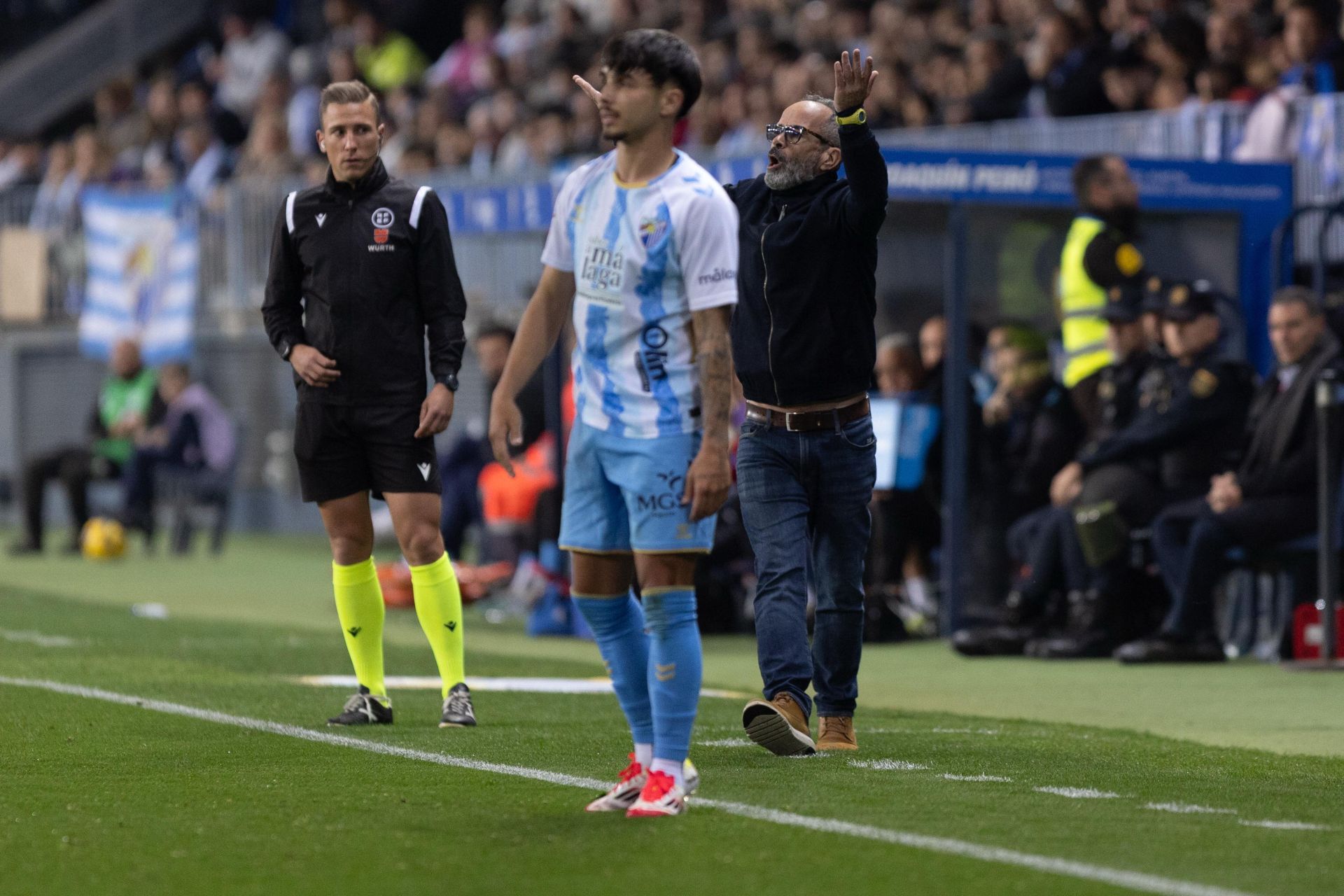 El Málaga-Tenerife, en imágenes