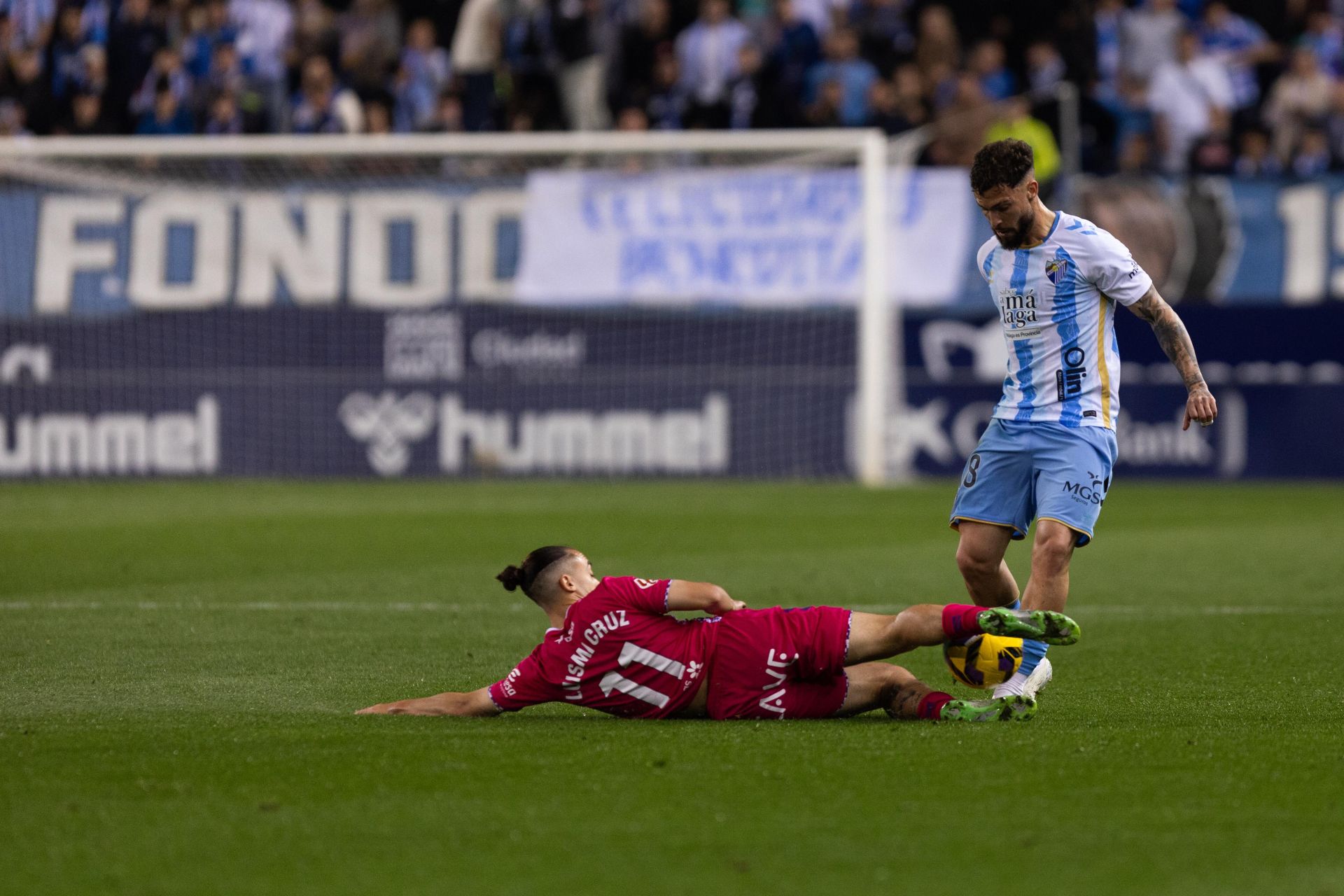 El Málaga-Tenerife, en imágenes