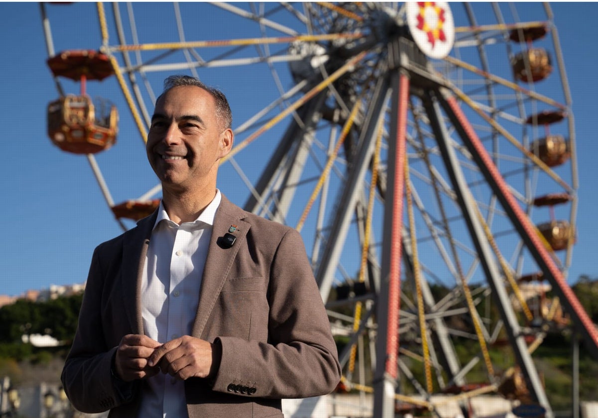 Juan Antonio Lara en el interior de las instalaciones de Tivoli.