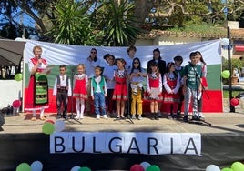 Imagen del colectivo búlgaro en un acto en Marbella.