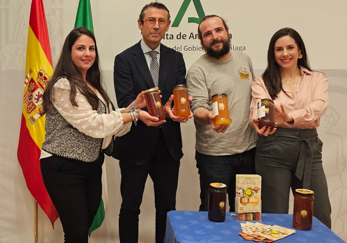 Acto de presentación de la nueva marca promocional de las mieles de Málaga.