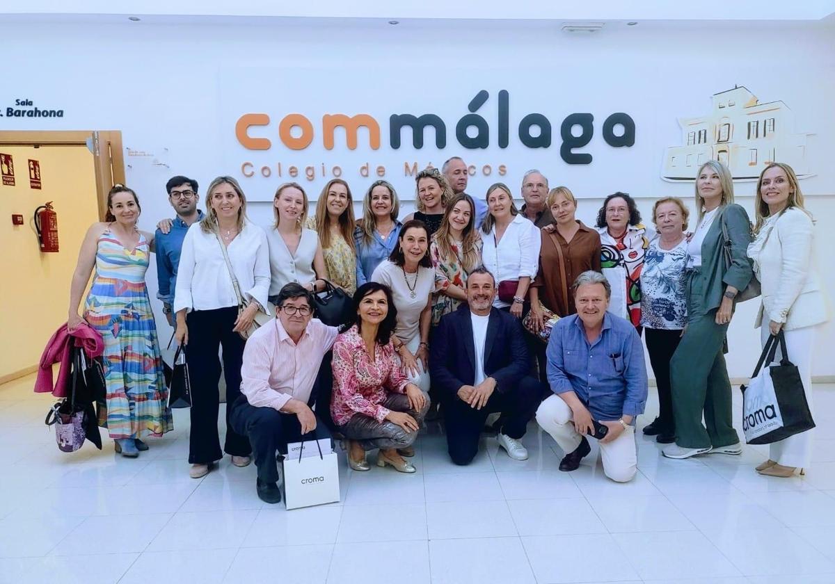 Una reunión de miembros de Medesma en el Colegio Oficial de Médicos de Málaga.