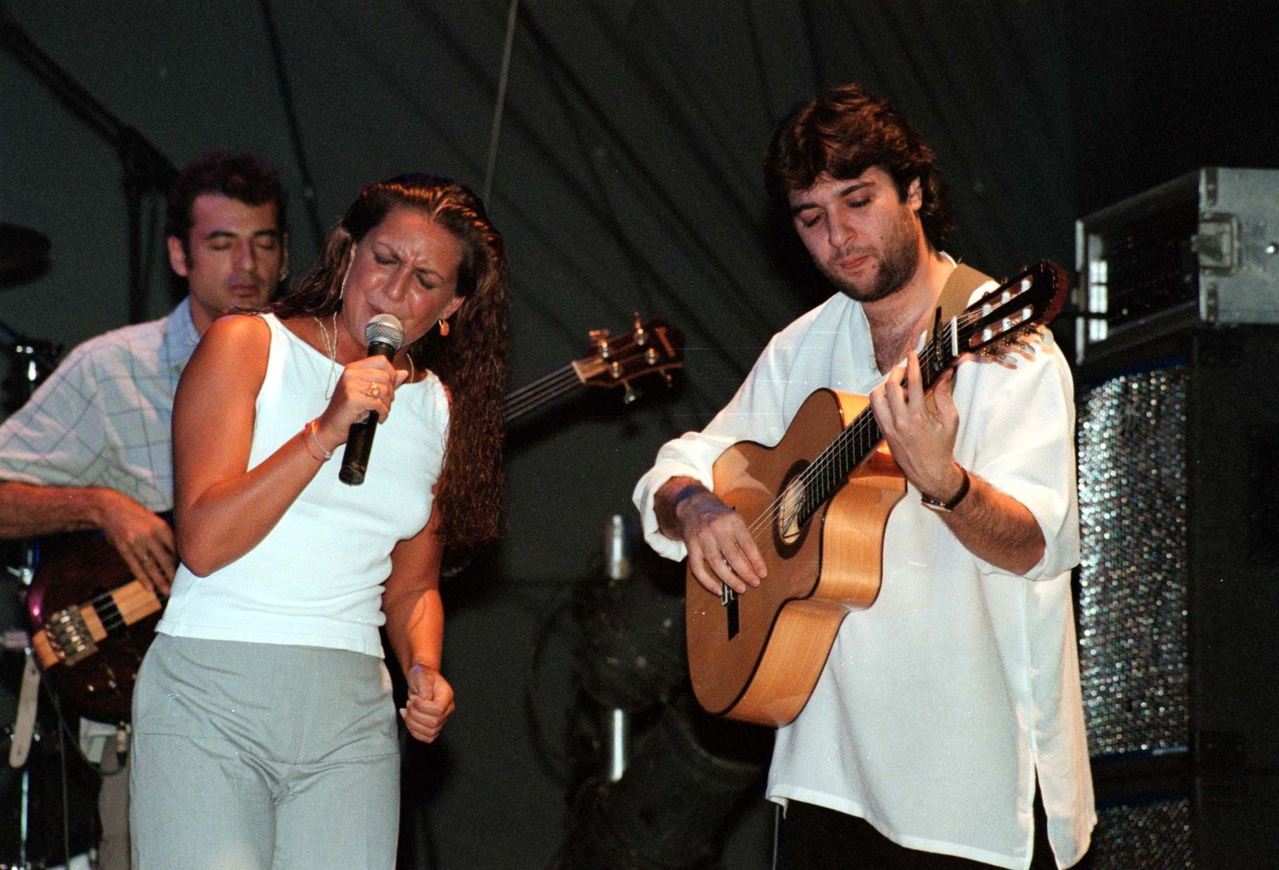 El flamenco era una apuesta segura en el programa de conciertos de Tivoli. Y Niña Pastori, en la imagen en un concierto en agosto de 1999, era una de las preferidas por el público