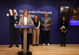 Acto de presentación de la programación cultural en la sede de la Diputación.