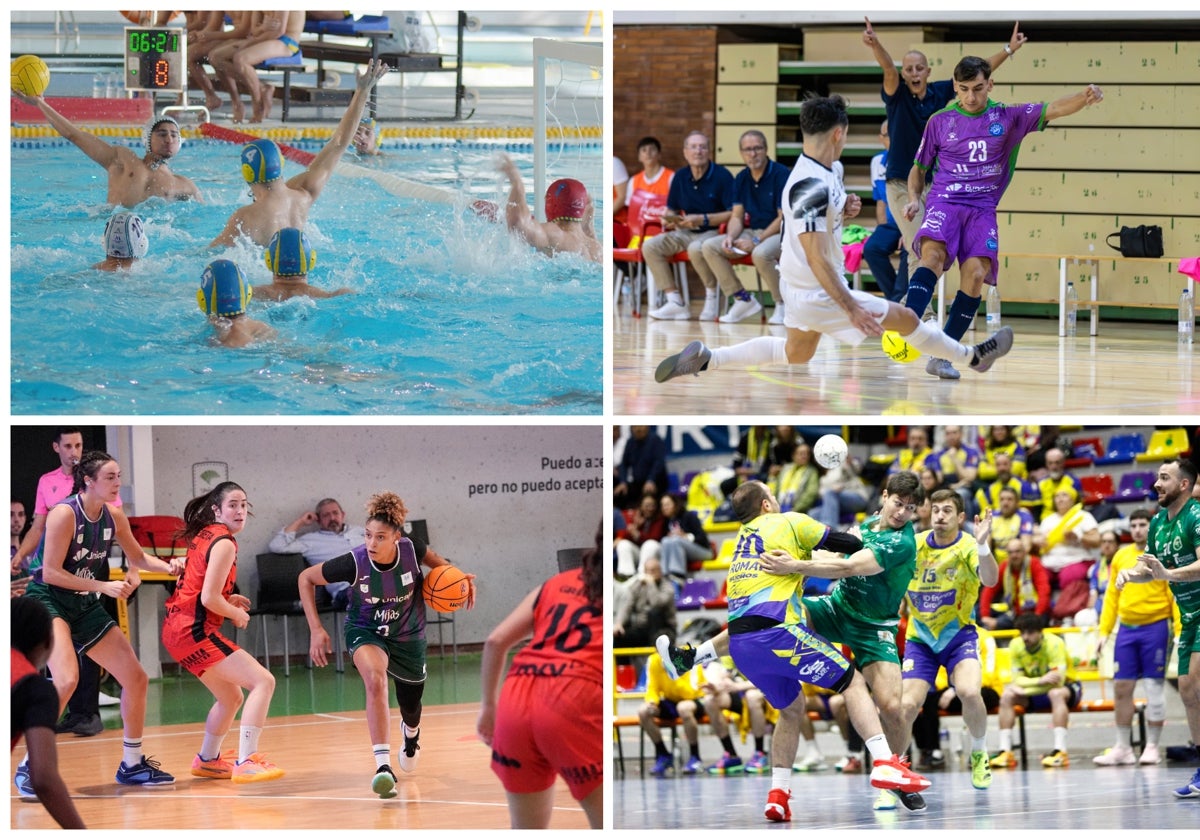 Polideportivo malagueño: Fin de semana marcado por la visita del líder al Unicaja Mijas o el inicio del 'playoff' de ascenso del Waterpolo Málaga