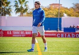 Ricky, jugador del Mijas-Las Lagunas.