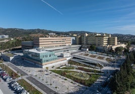 Imagen aérea del Hospital Universitario Costa del Sol de Marbella.