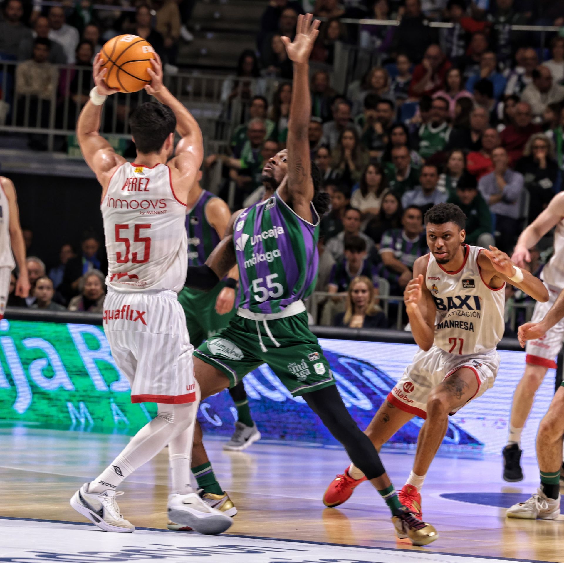 Las mejores fotos del Unicaja-Baxi Manresa