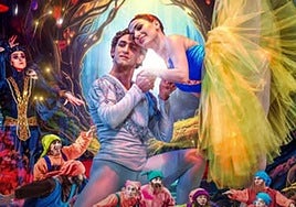 Cartel de 'Blancanieves' del grupo de bailarines ucranianos.