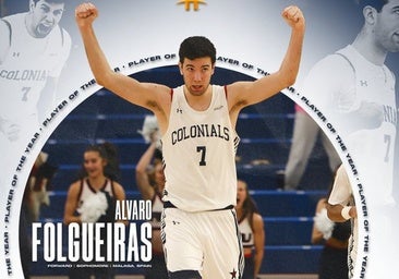 Álvaro Folgueiras, jugador del año en la Conferencia Horizon de la NCAA