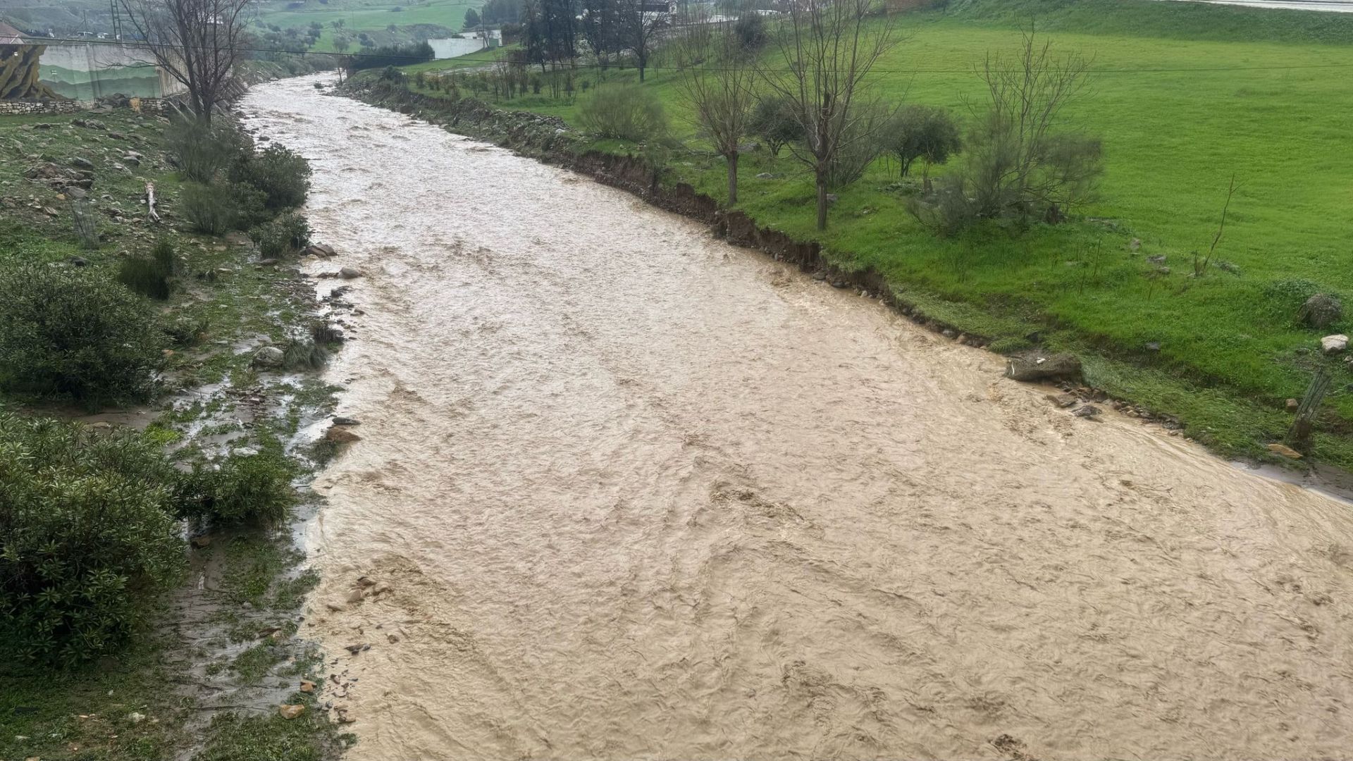 Imagen del río Turón, a su paso por Ardales
