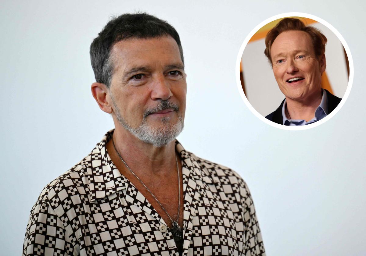 La respuesta de Antonio Banderas al chiste sexual que hizo sobre él Conan O'Brien en los Oscar