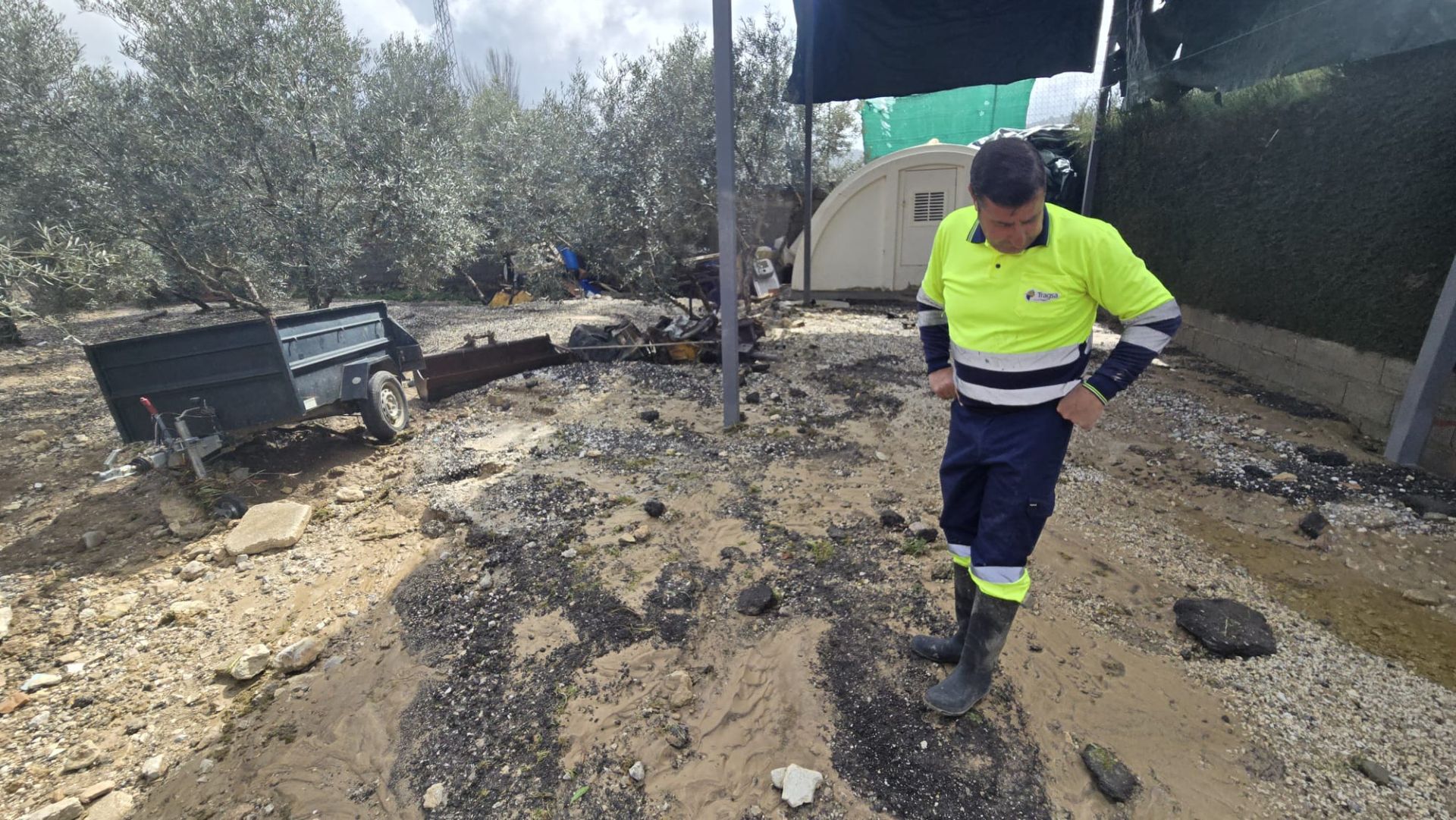 El Burgo se recupera tras el paso de la Dana