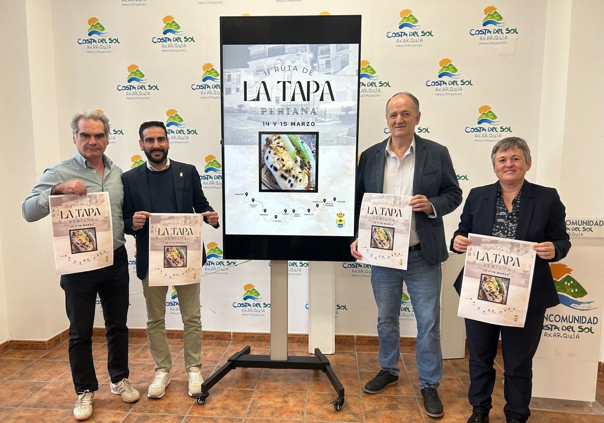 Acto de presentación de la Ruta de la Tapa de Periana en la Mancomunidad Oriental.