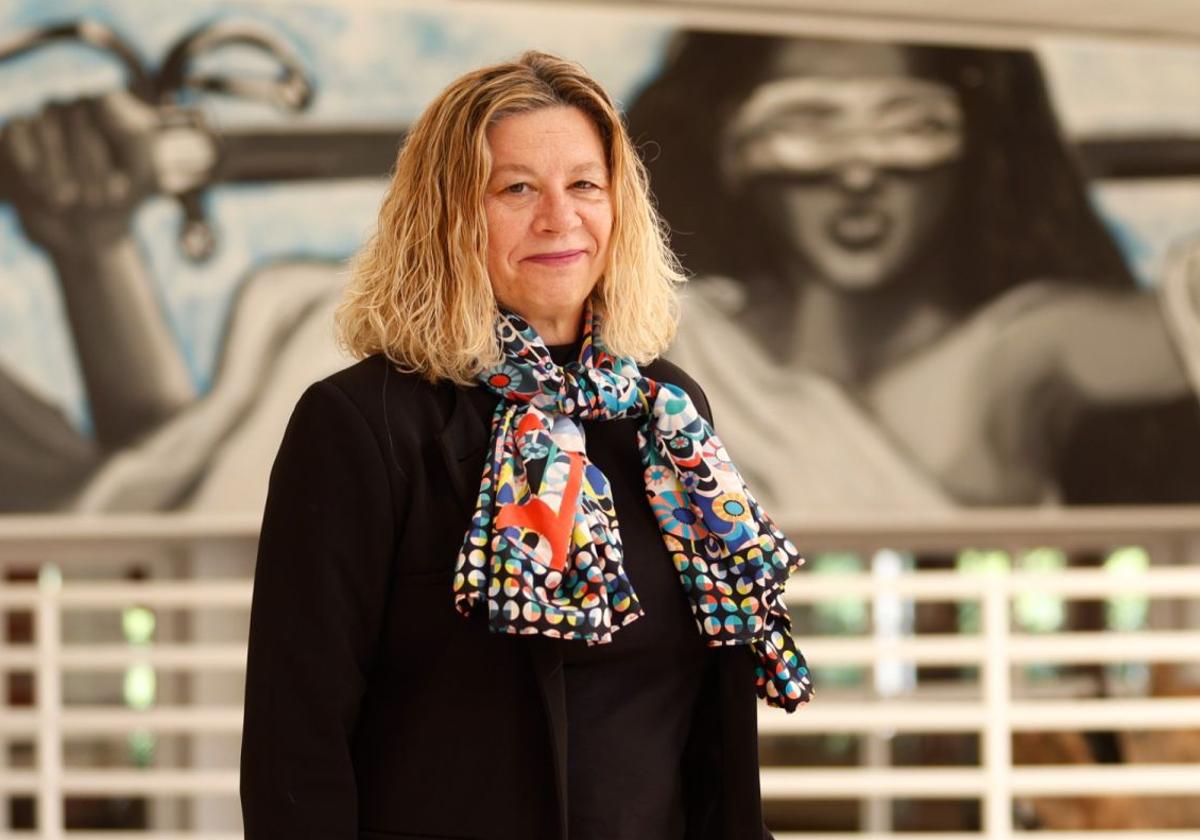 Magdalena Martín, en la Facultad de Derecho de la Universidad de Málaga.