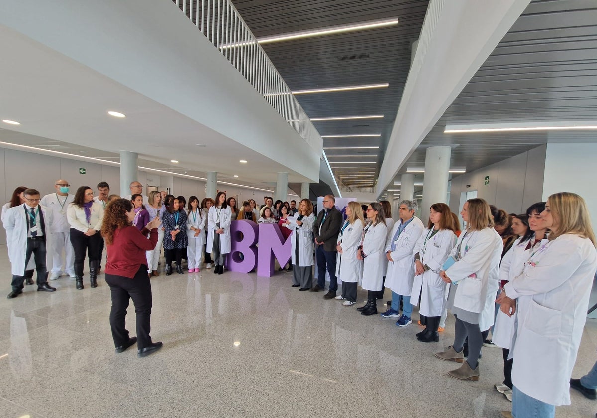 Imagen de la celebración del 8M en el Hospital Costa del Sol.