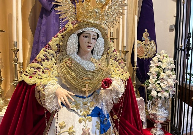 Virgen de la Candelaria, de la Hermandad del Medinaceli.