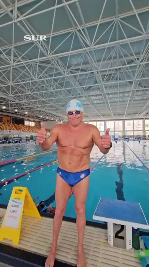 Joaquín Canales, 18 récords de Europa máster en natación