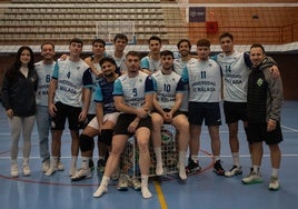 Equipo de voliebol masculino de la UMA.