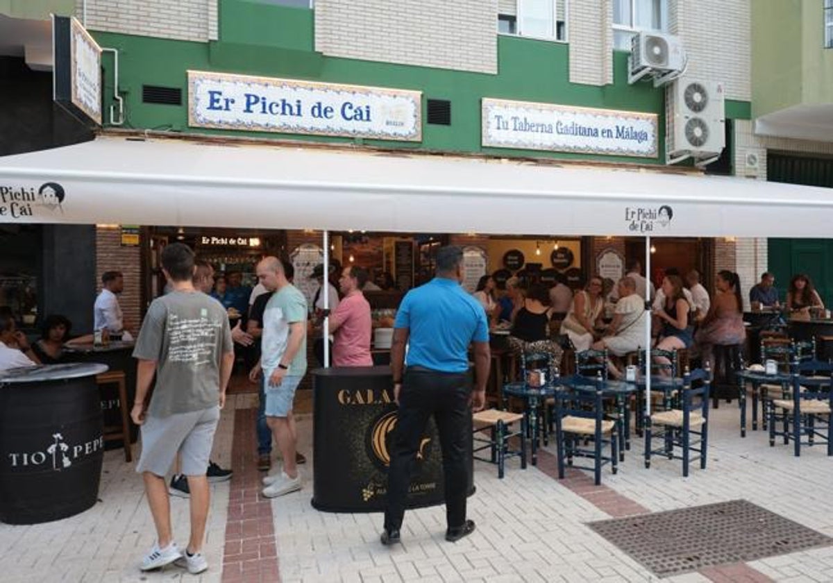 Ambiente en el nuevo local de Er Pichi de Cái en Huelin.