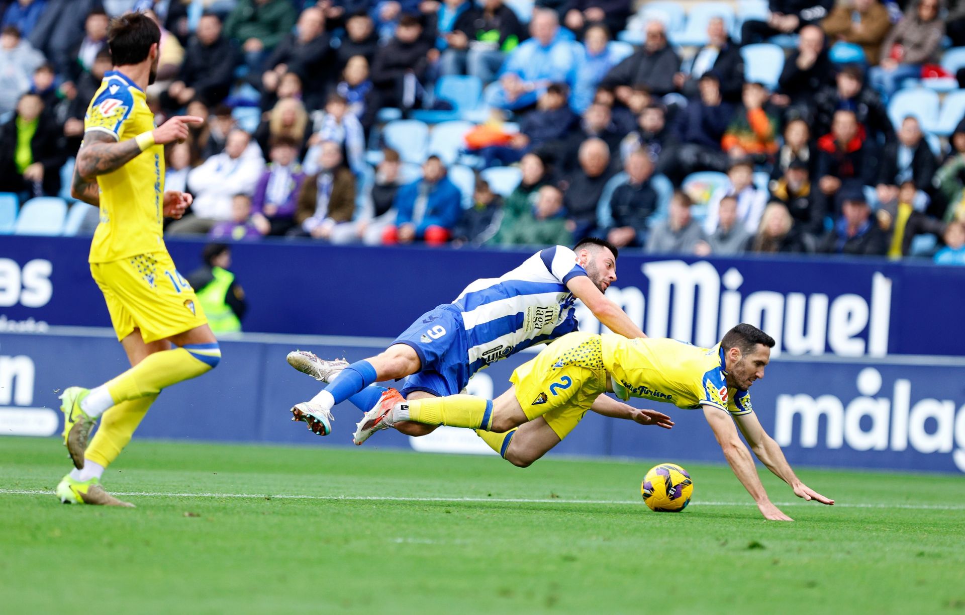 El Málaga - Cádiz, en imágenes