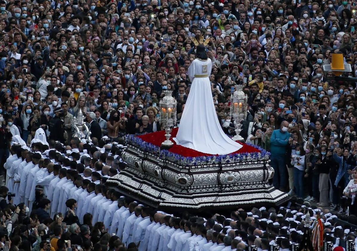 Nuestro Padre Jesús Cautivo, en la procesión de 2022.