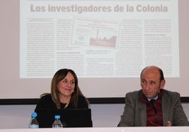 Almudena Nogués y Carlos San Millán, en un momento de la charla.
