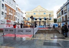 Fachada del Teatro Cervantes de Málaga