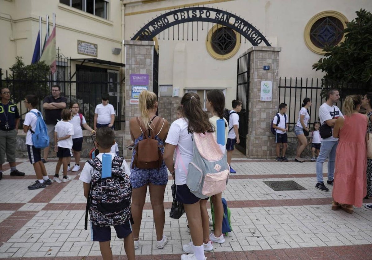 Una imagen de archivo del colegio San Patricio, uno de los centros concertados de la capital.