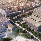 Recreación del futuro edificio del tercer hospital de Málaga.