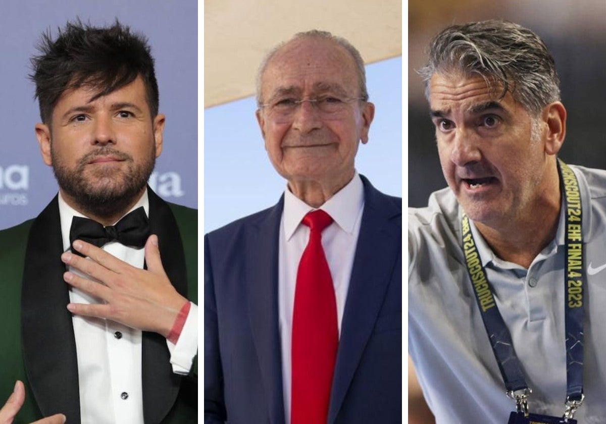 López, De la Torre y Ortega, de izquierda a derecha.