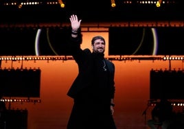 Antonio Orozco protagonizó una de las actuaciones de la noche