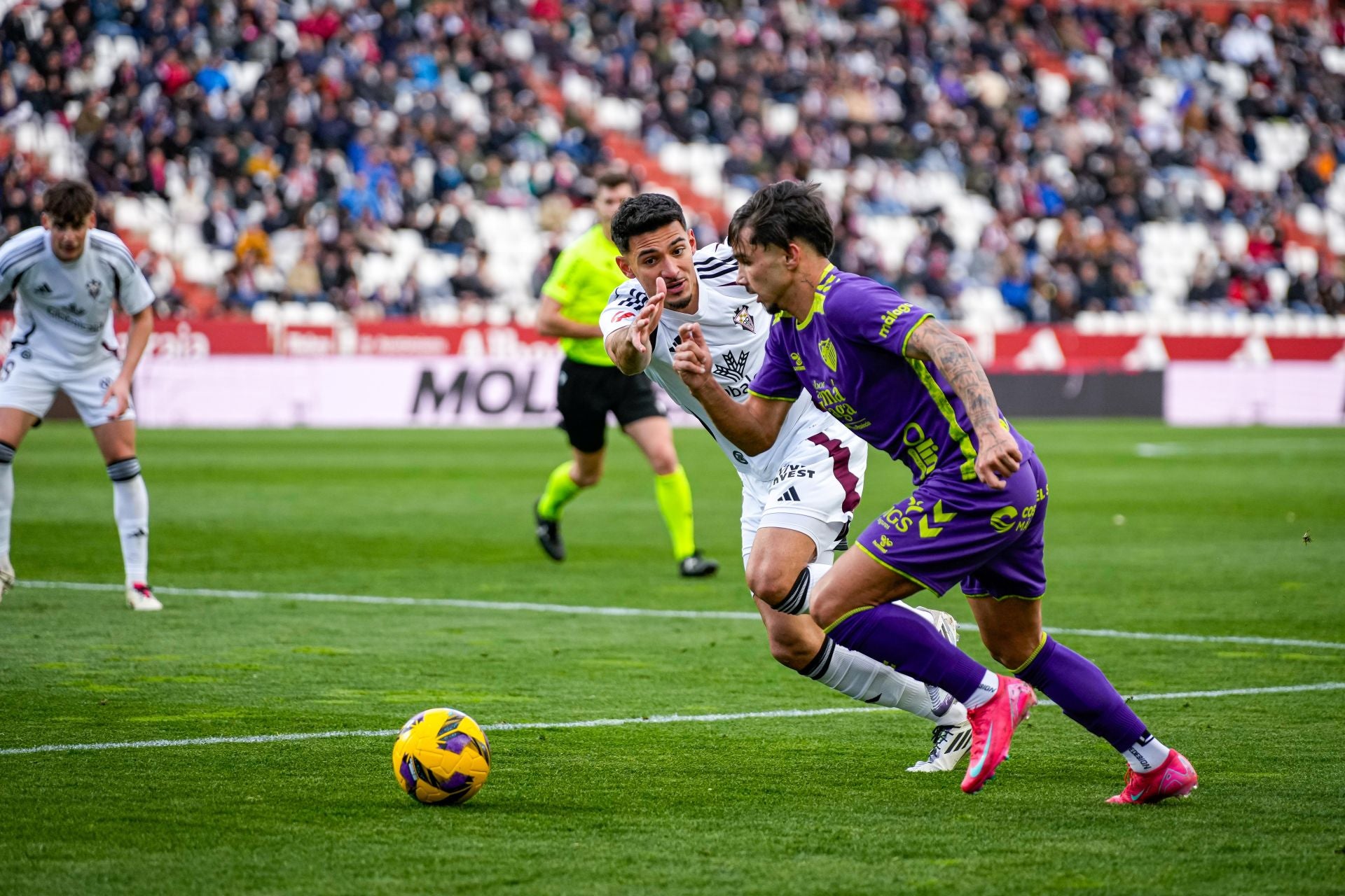 El Albacete-Málaga, en imágenes