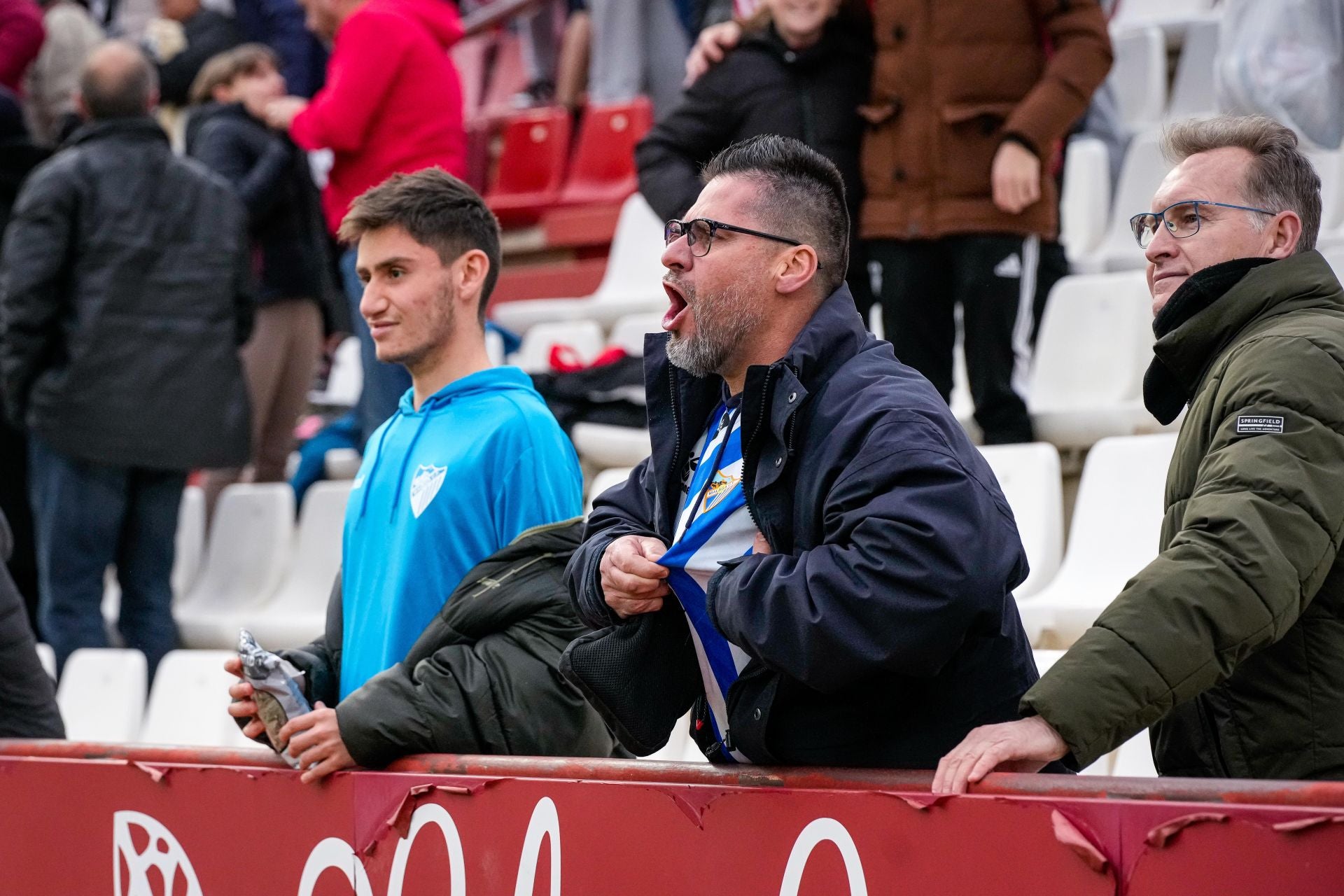 El Albacete-Málaga, en imágenes