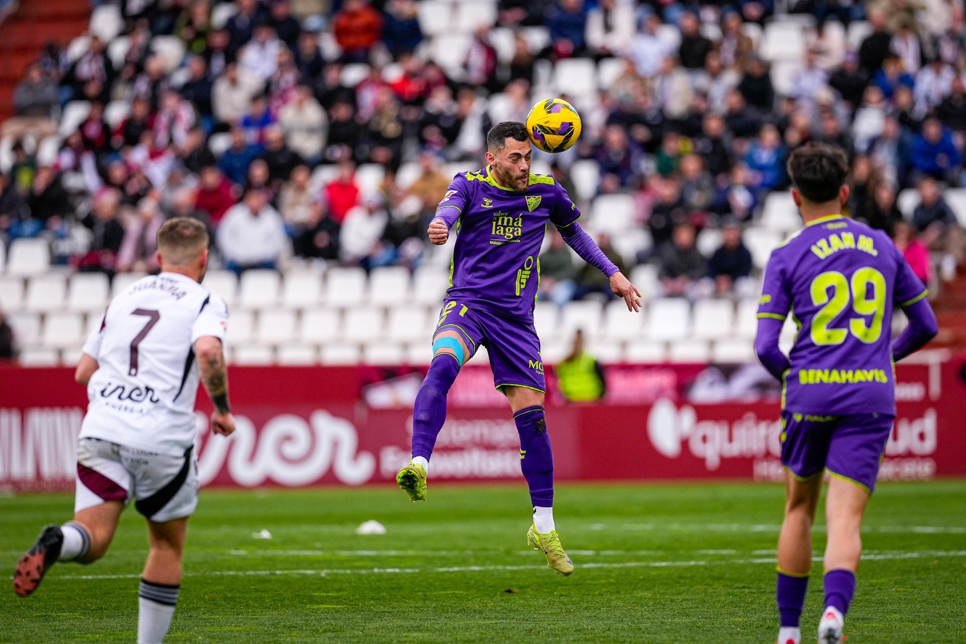 El Albacete-Málaga, en imágenes