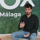 Hernández Quero, durante la entrevista.
