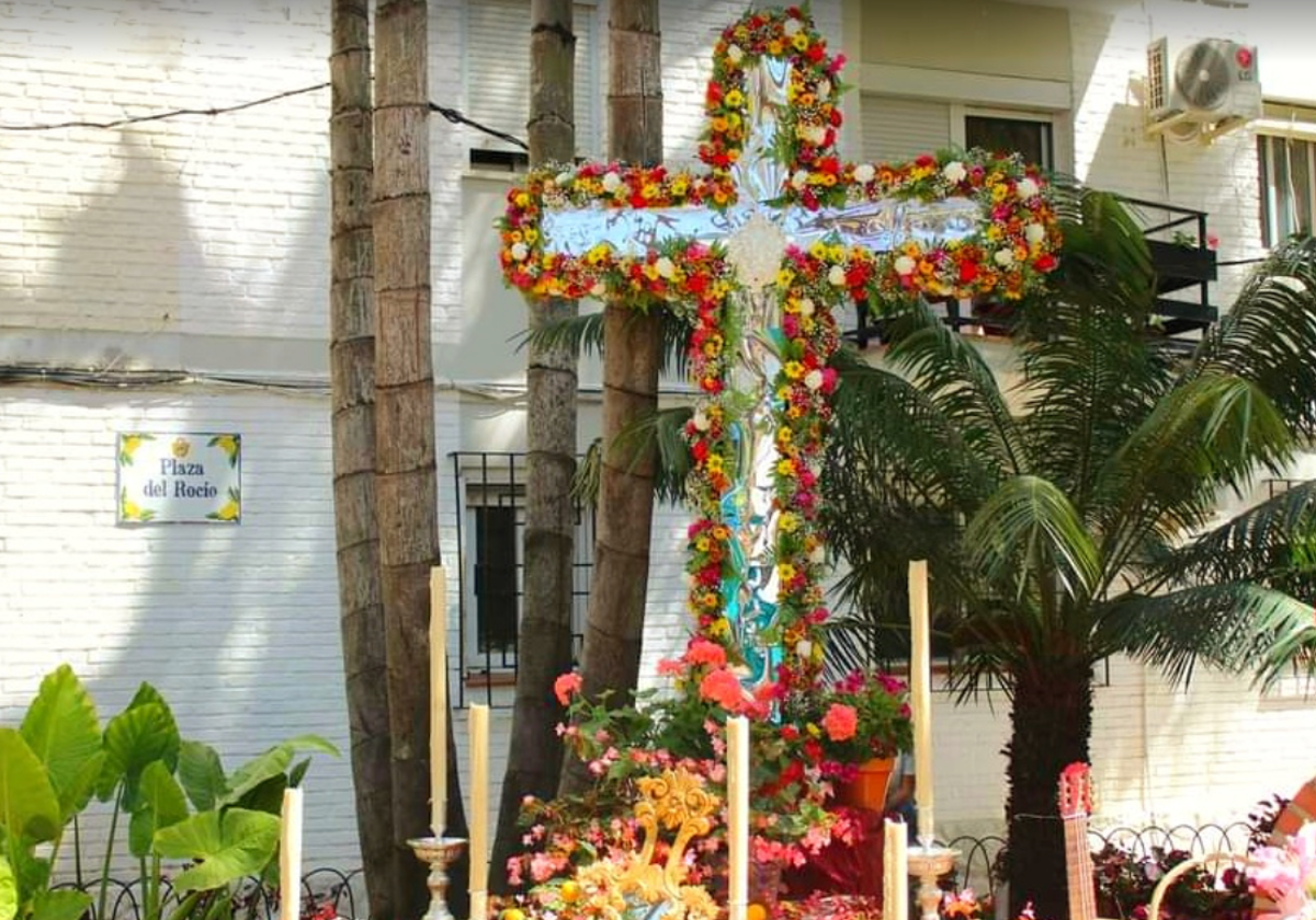 Cruz de Mayo participante en el concurso del año pasado.