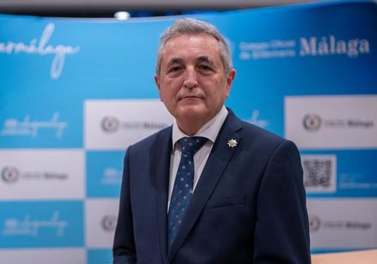 José Miguel Carrasco, secretario general de UPROSAMA y presidente del Colegio de Enfermería de Málaga.