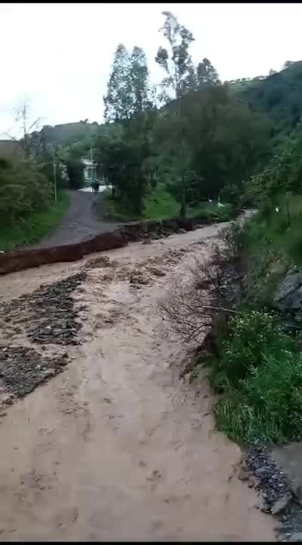 Los Moras, en Almogía, «al borde del colapso» por los destrozos que ha dejado la borrasca