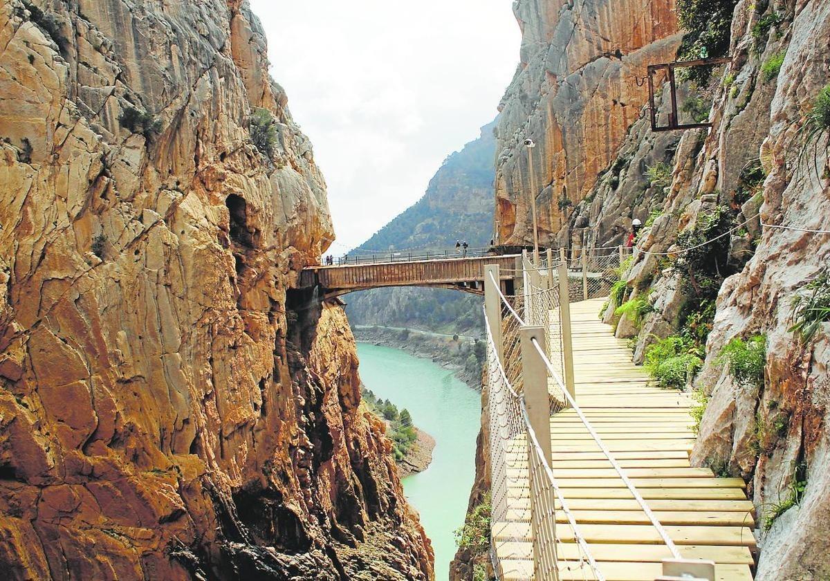 El Caminito del Rey tiene una longitud de tres kilómetros