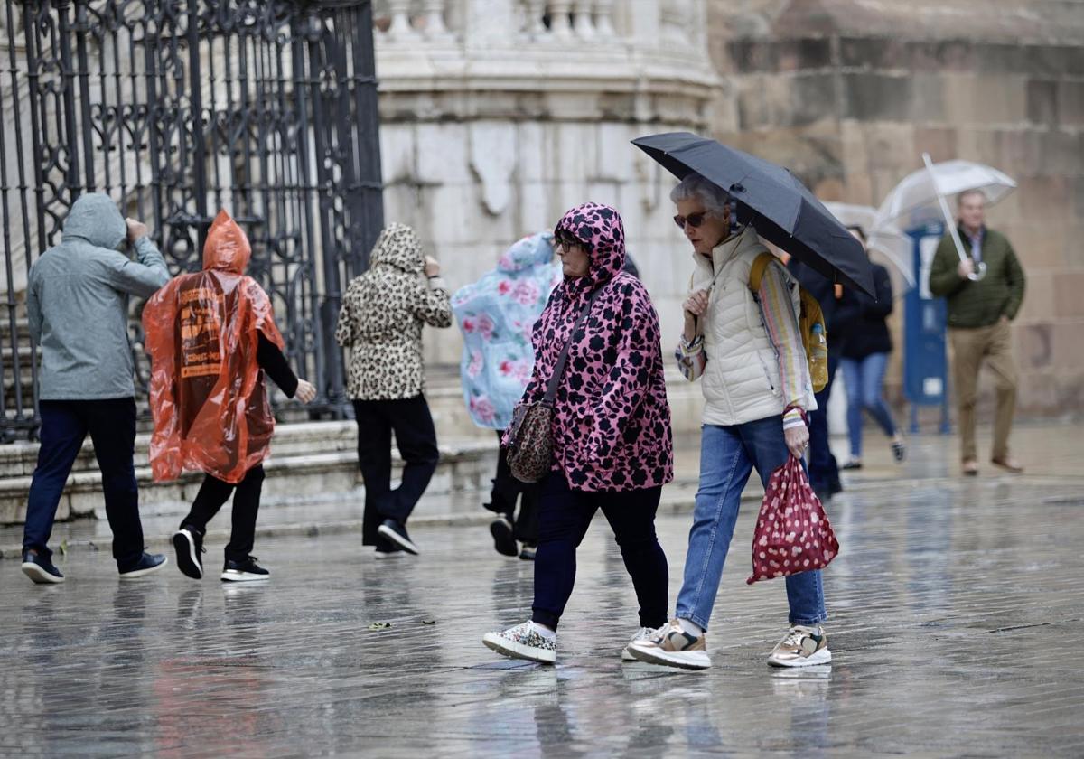 Fin de semana pasado por agua, pero de escasa intensidad