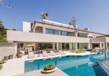 Villa de lujo sitiuada en la Milla de Oro de Marbella.