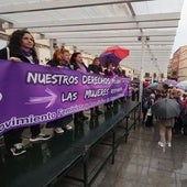 El feminismo reivindicó este domingo en Málaga bajo un texto consensuado
