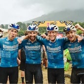 Miguel Muñoz, Marc Stutzmann, Samuele Porro y Luis Martínez.