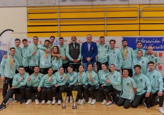 Protagonismo malagueño en el hito nacional del kárate andaluz