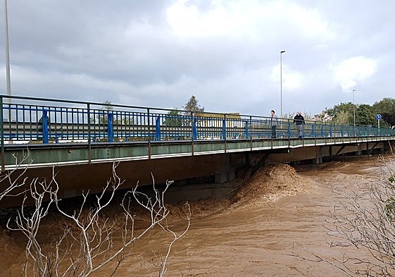 El puente de Campanillas, el pasado martes 18 de marzo.
