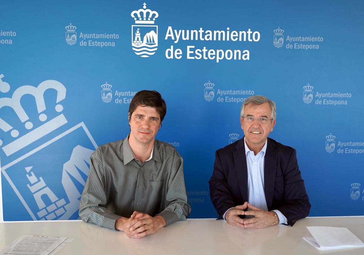 De izquierda a derecha, Alejandro Simón Partal y José María García Urbano.