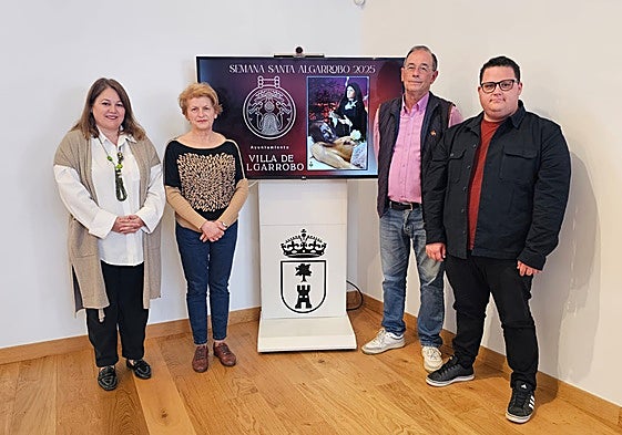 Acto de presentación de las novedades de la Semana Santa en Algarrobo, este martes.